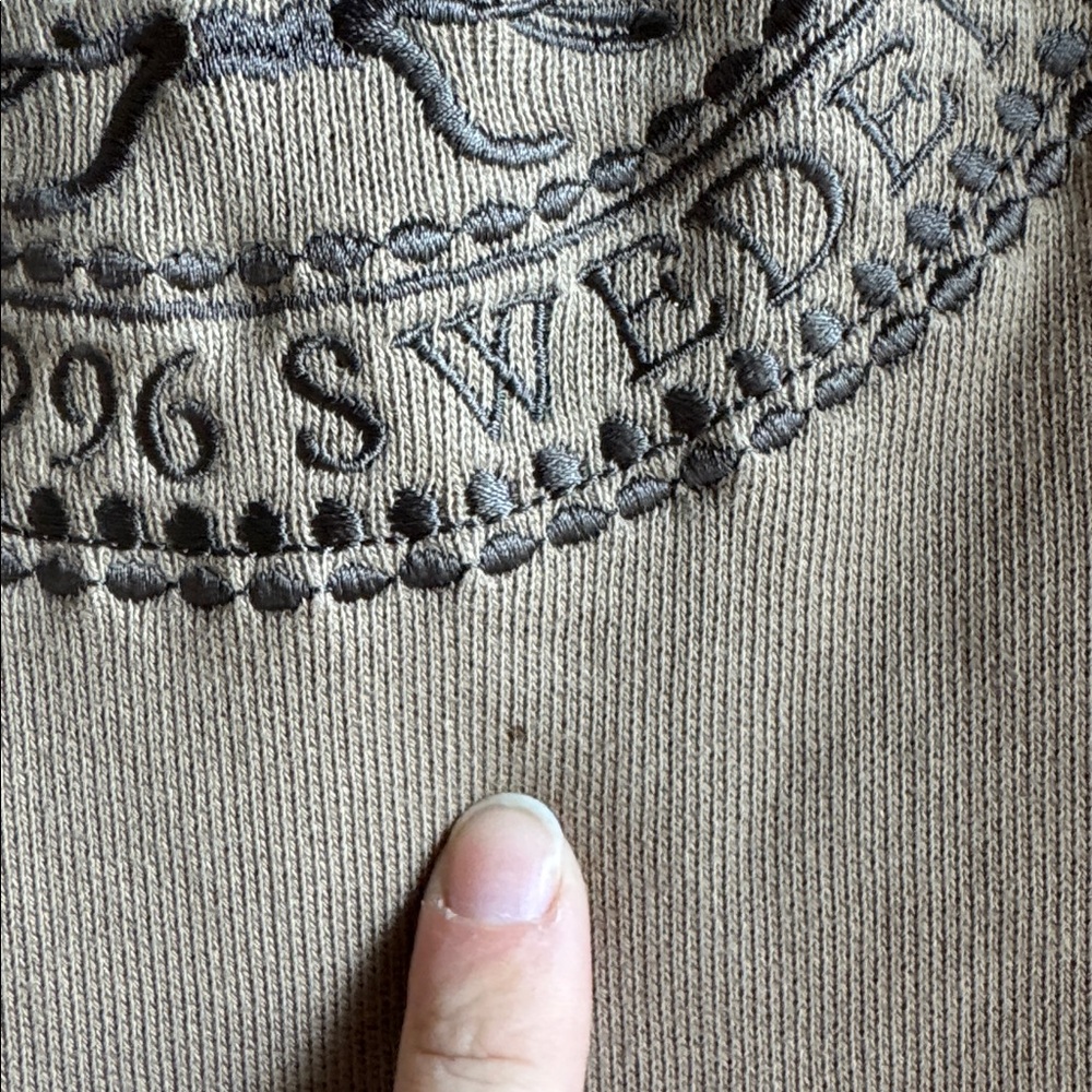 Acne Studios Forban Oversized Logo Embroidered Loopback Cotton-Jersey Sweatshirt - Picture 3 of 6